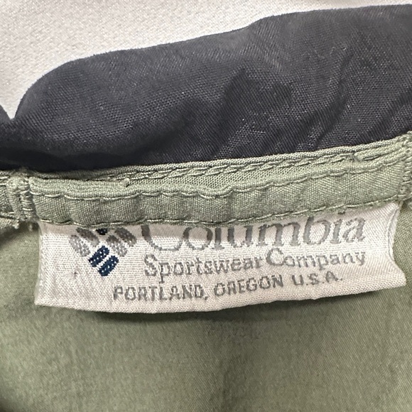 Vintage Columbia Full Front Pouch Men’s Anorak Jacket L - Picture 3 of 4